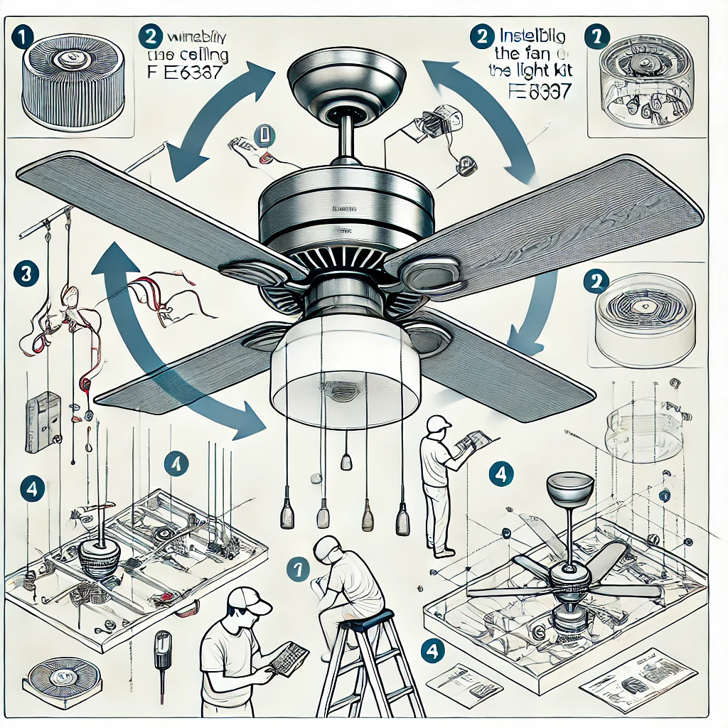 Light Fan Roto F E6387 Manual